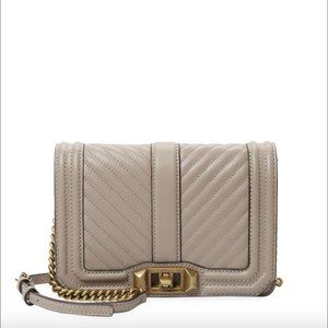 Rebecca Minkoff Chevron Quilted Small Love Crossbody